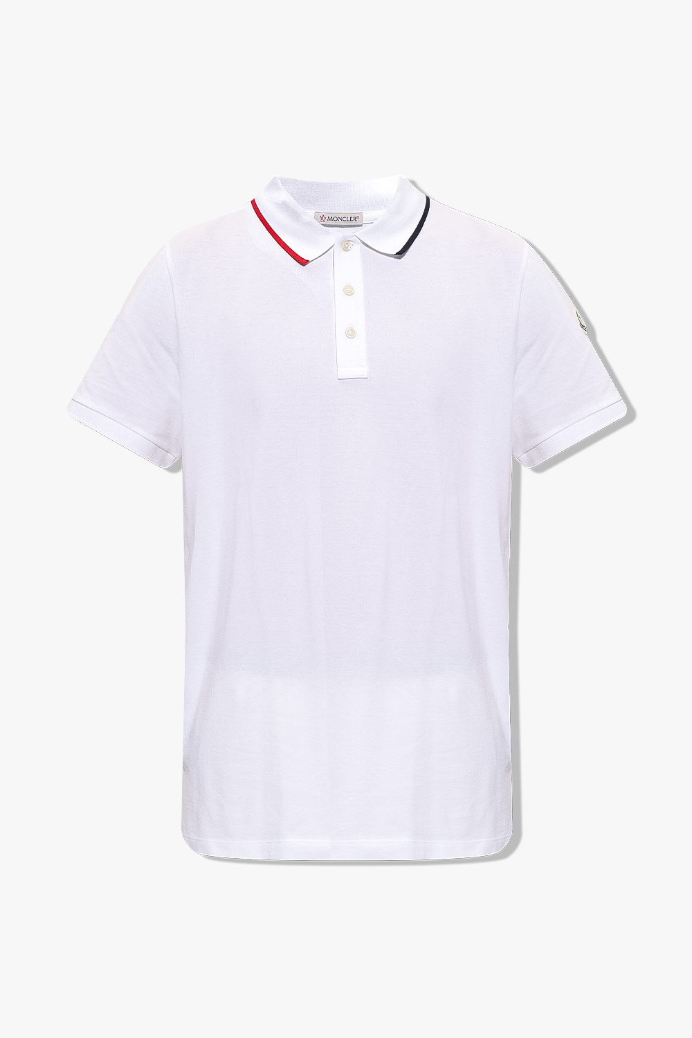 White moncler polo hot sale shirt mens